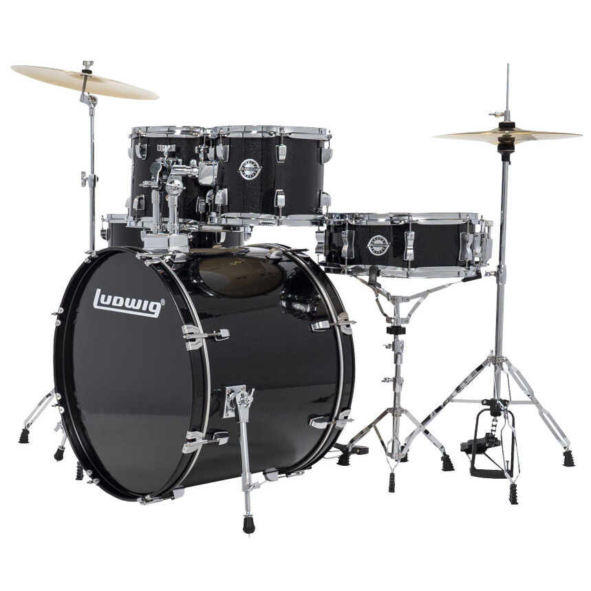 Ludwig Accent FUSE 20" Black Complete Set 1