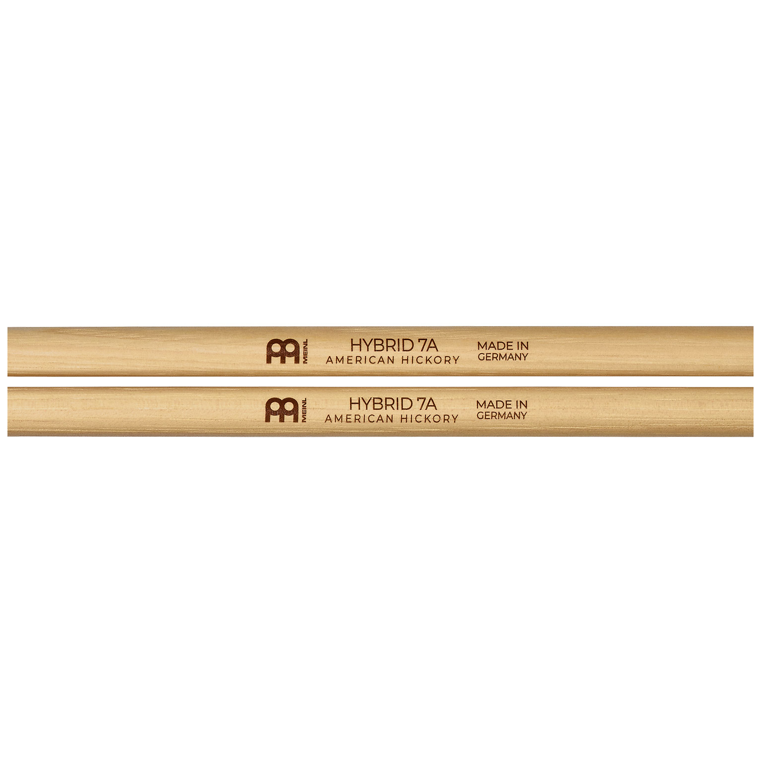 Image of Meinl stick  brush sb105  hybrid 7a drumstick american hickory  10013038 2