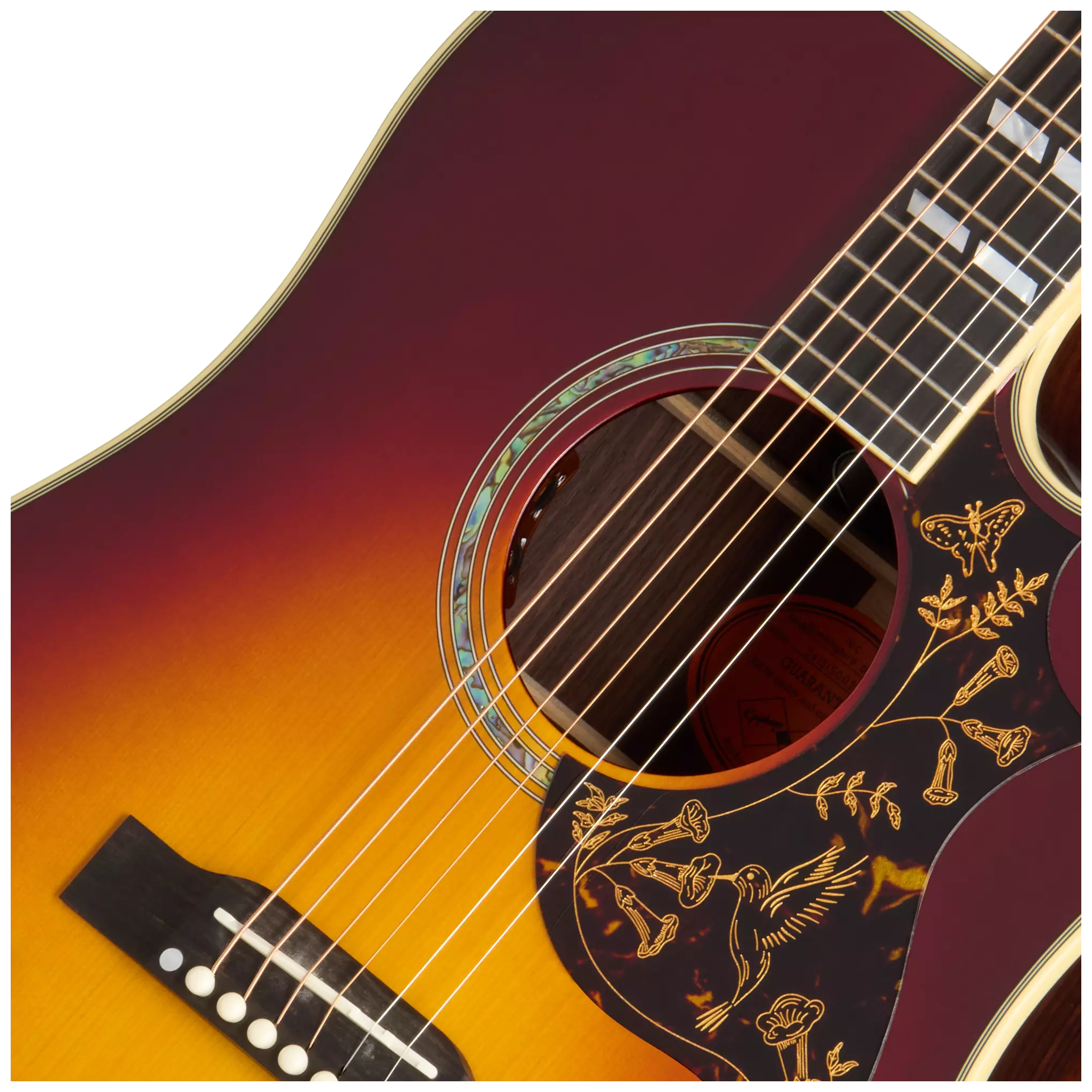 Epiphone Hummingbird Deluxe EC Autumn Burst 6