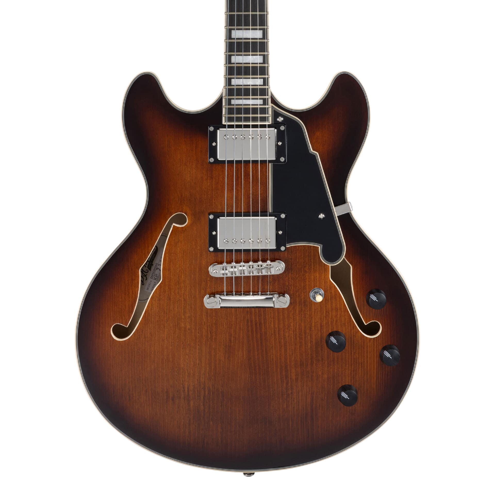 D’Angelico Guitars Premier DC Brown Burst 4