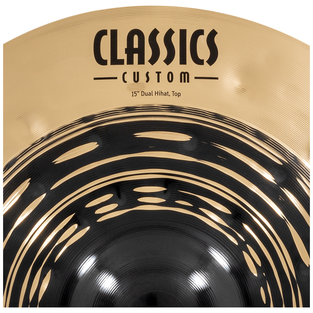 Meinl Cymbals - Meinl Cymbals CC15DUH - 15 Classics Custom Dual Hi-Hat - 6