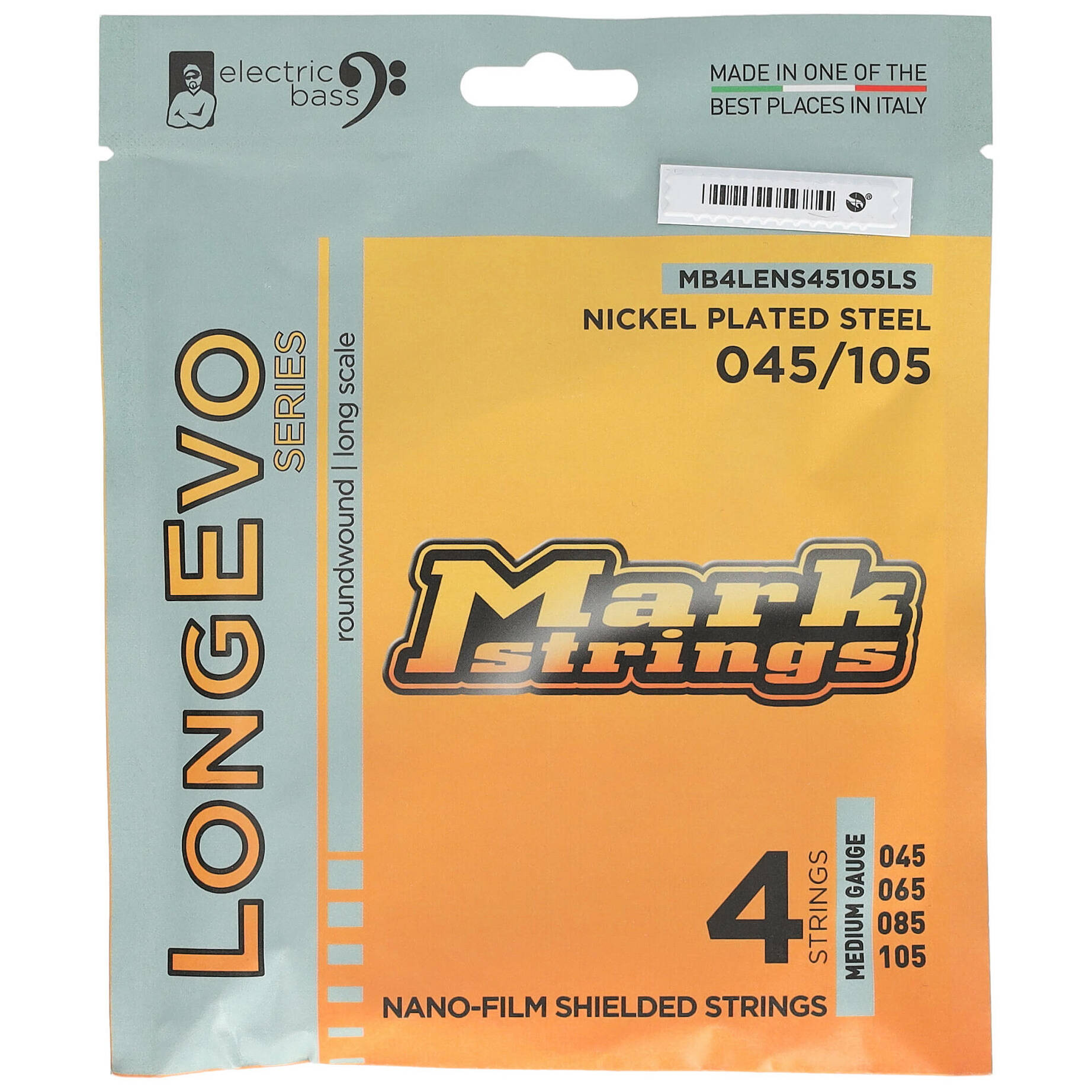 Markbass 4s Longevo Nickel Plated Steel NANO-FILM SHIELDED 45 - 105