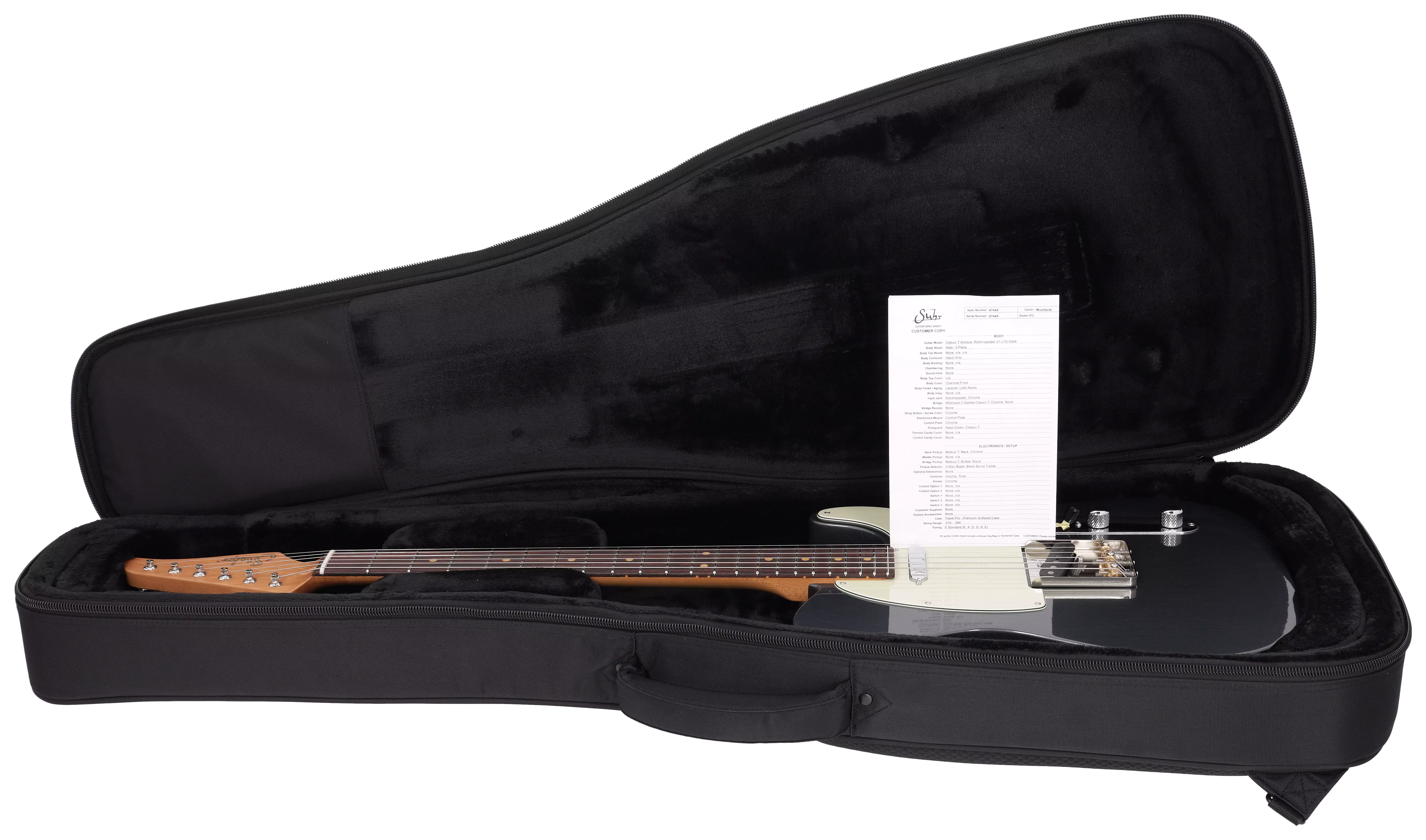 Suhr LTD Classic T RW Charcoal Frost 17