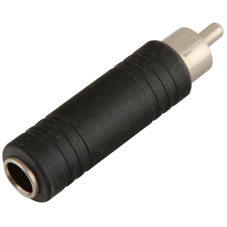 Klang - Klang Adapter Klinkenbuchse Mono 6,3 mm auf Cinch Male - 1