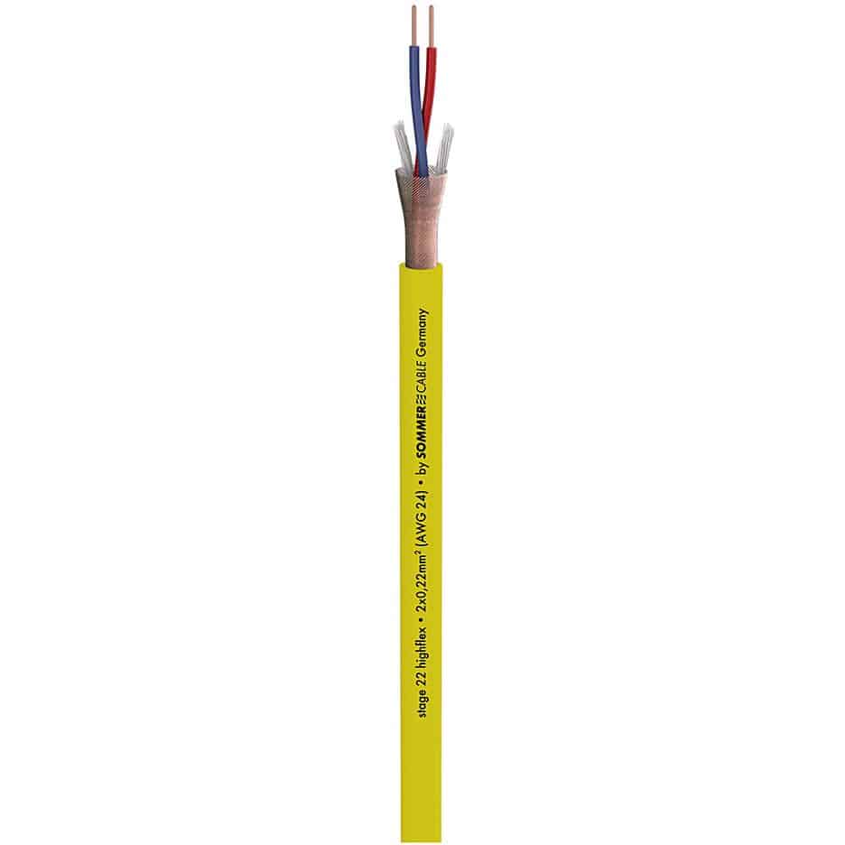 Sommer Cable Stage 22 Highflex yellow 1
