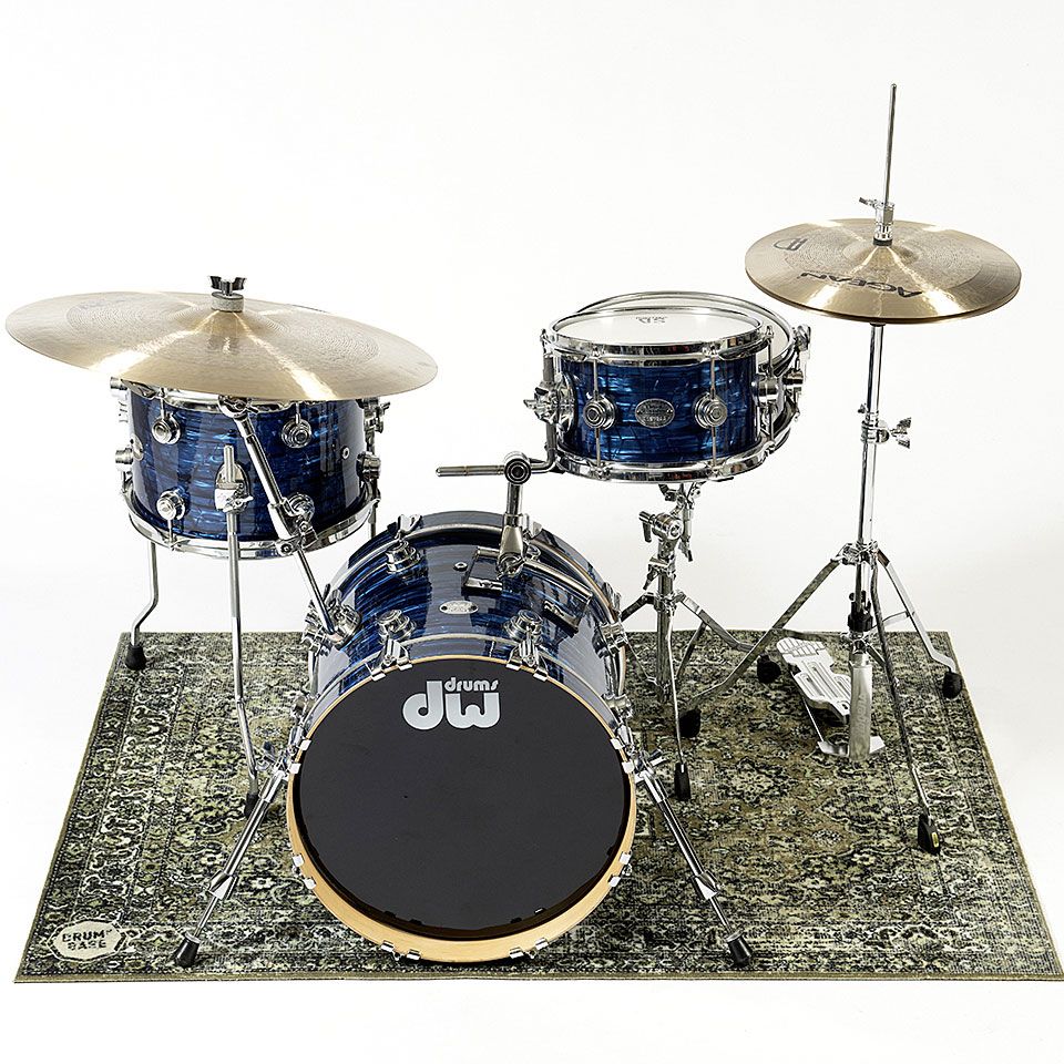DRUMnBASE 130 x 90 cm Stage Mat Green 3