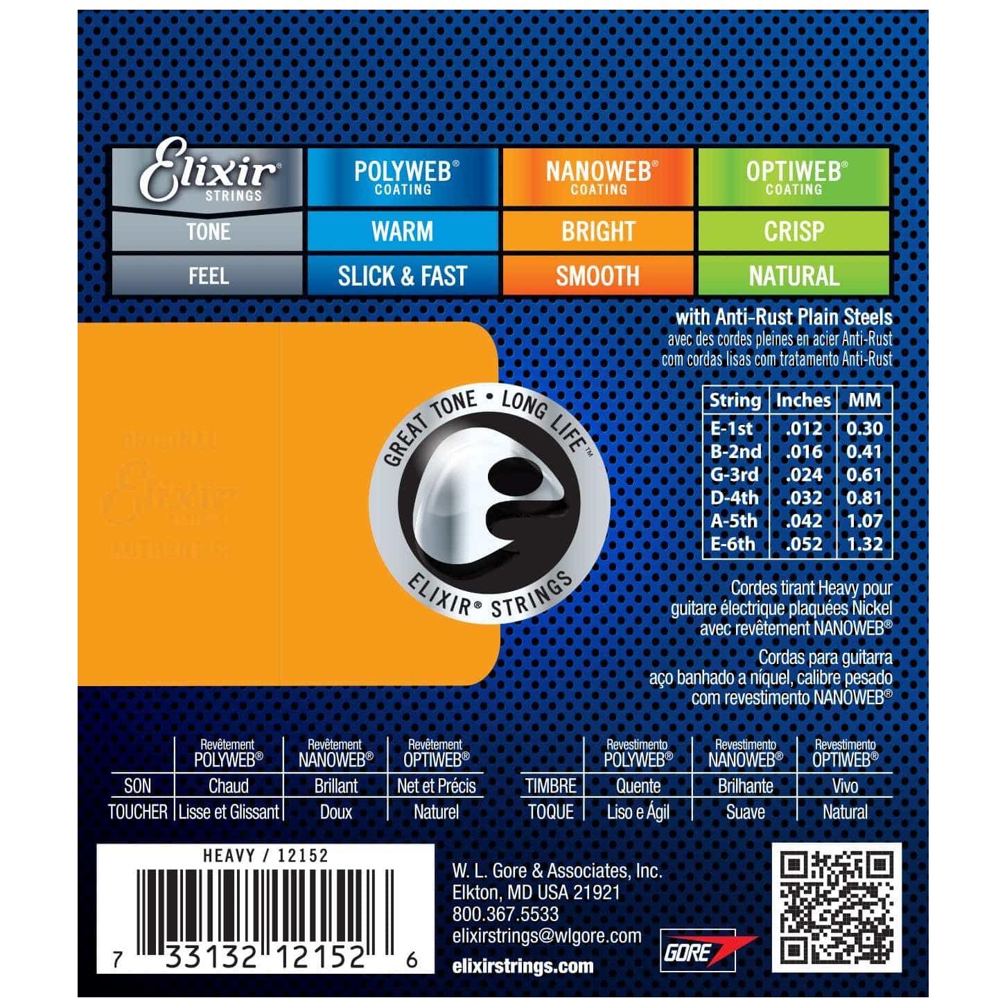 Elixir - Elixir 12152 Nanoweb Heavy 012-052 - 1