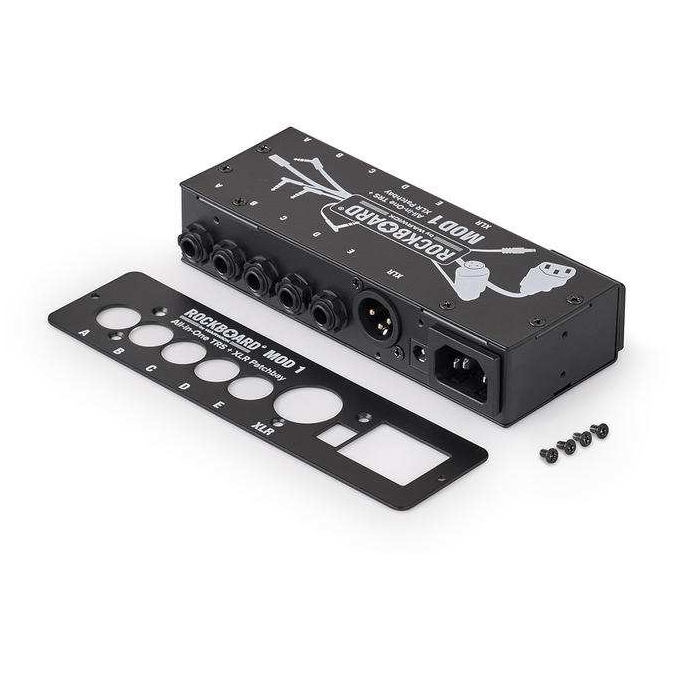 RockBoard - RockBoard MOD 1 V2All in One TRS XLR IEC Barrel Patchbay - 3