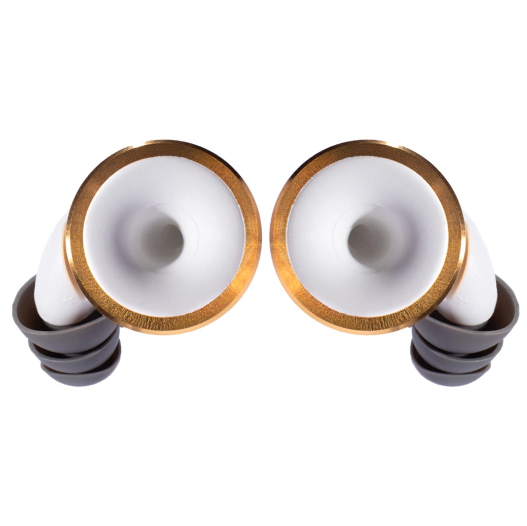  Earplugs Knops Gold White