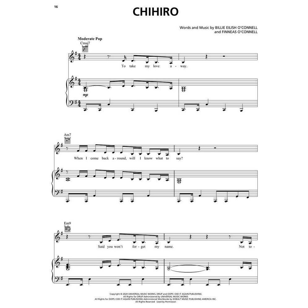 Hal Leonard Billie Eilish - Hit Me Hard And Soft 3
