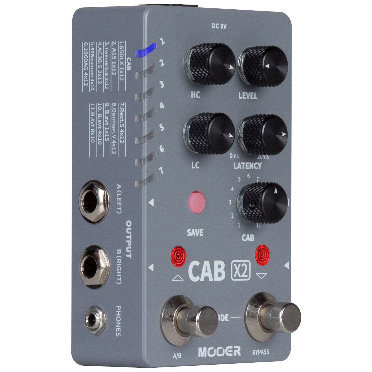 Mooer Cab X2 Stereo Cabinet Simulator 2