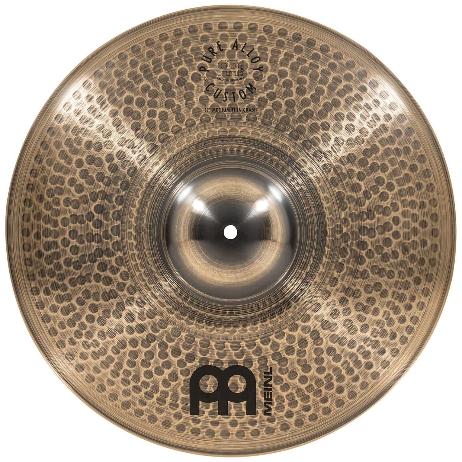 Meinl Cymbals - Meinl Cymbals PAC17MTC - 17 Pure Alloy Custom Medium Thin Crash