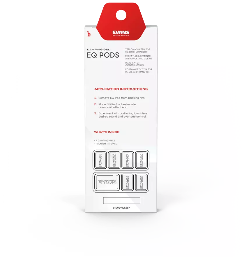 Evans EQPODSMINI - Mini EQ Pods 3