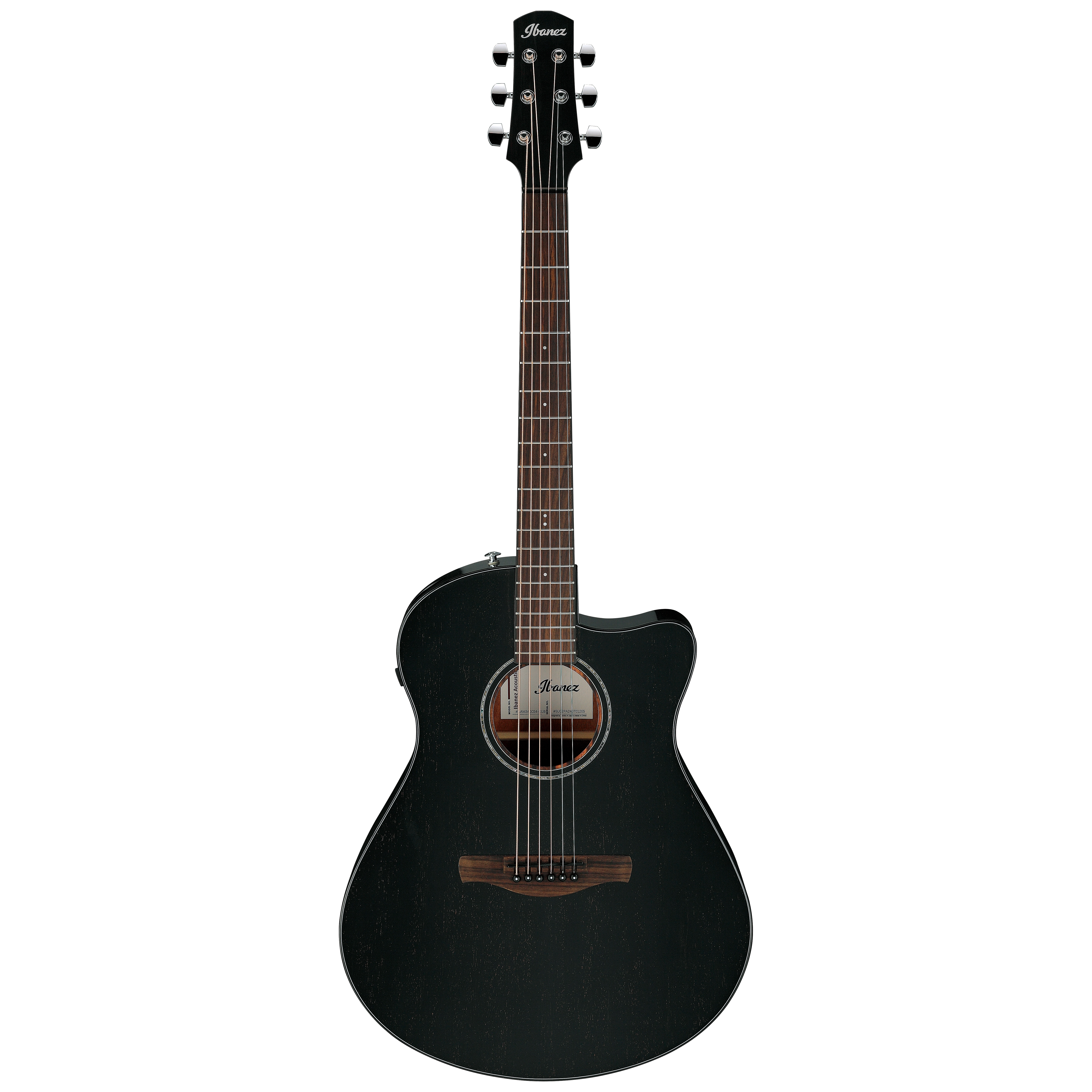 Ibanez AAM340CE-RUB Rustic Black High Gloss