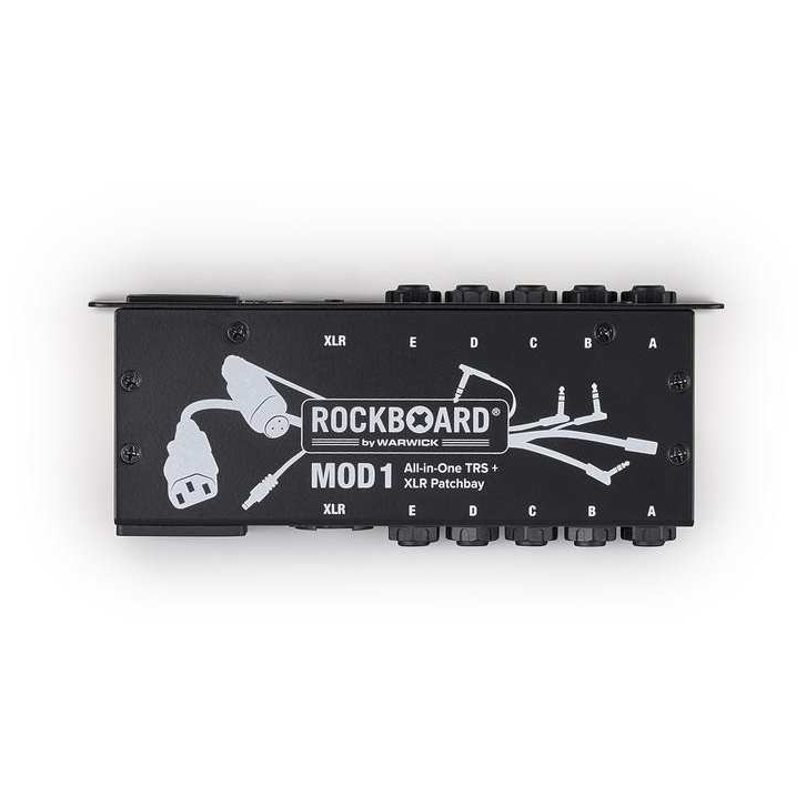 RockBoard - RockBoard MOD 1 V2All in One TRS XLR IEC Barrel Patchbay - 2