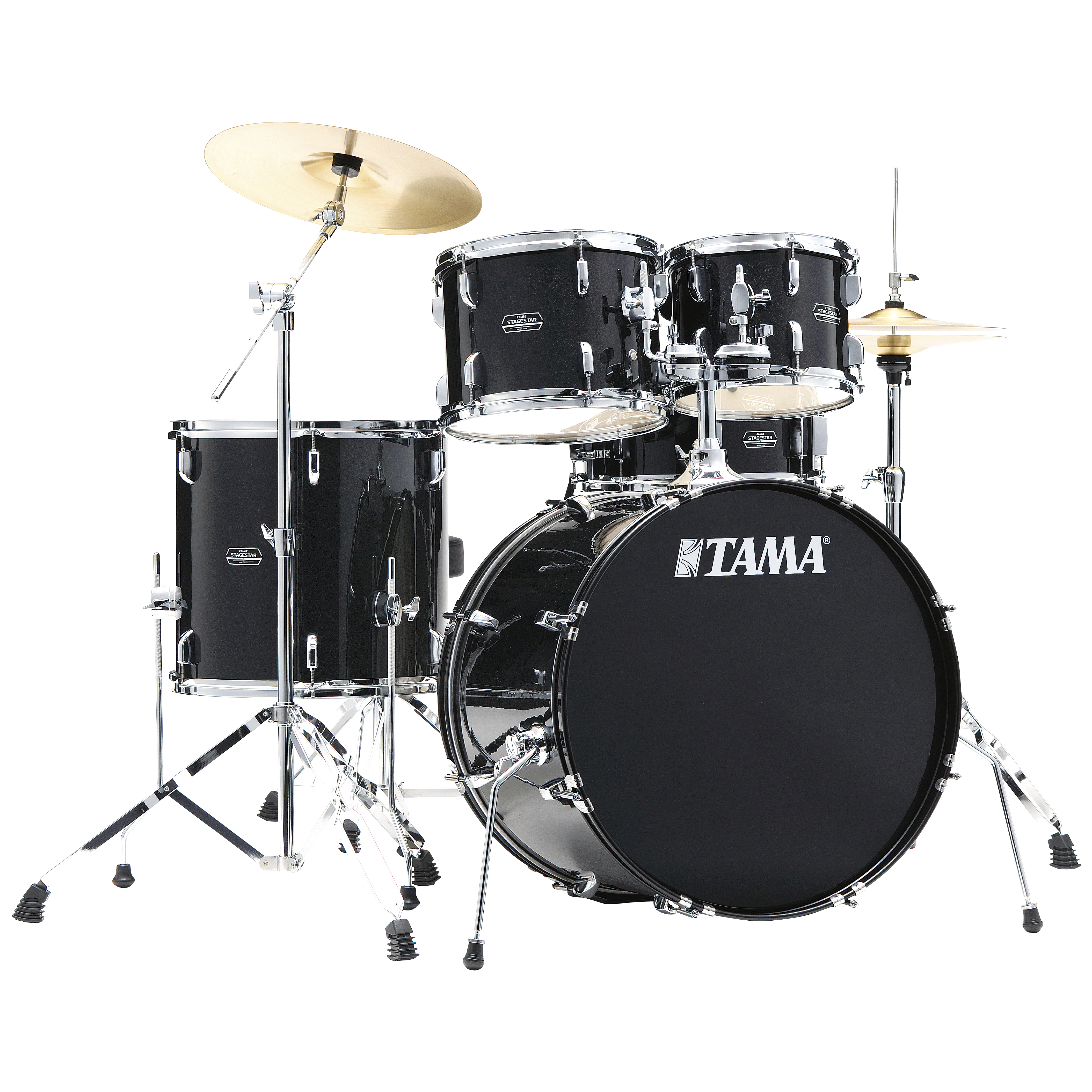 Tama ST52H5-BNS - Stagestar 5-tlg. Drumset m. 22" BD - Black Night Sparkle