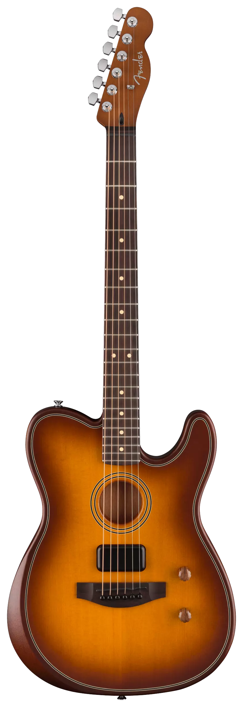 Fender Acoustasonic Standard Telecaster Honey Burst 3