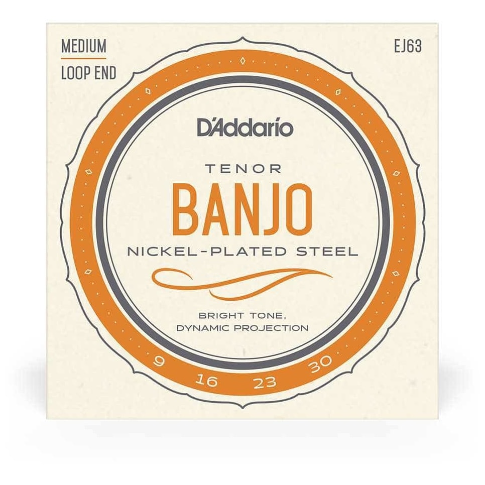 D’Addario - D’Addario EJ63 - Tenor Banjo Nickel Plated Steel 009-030
