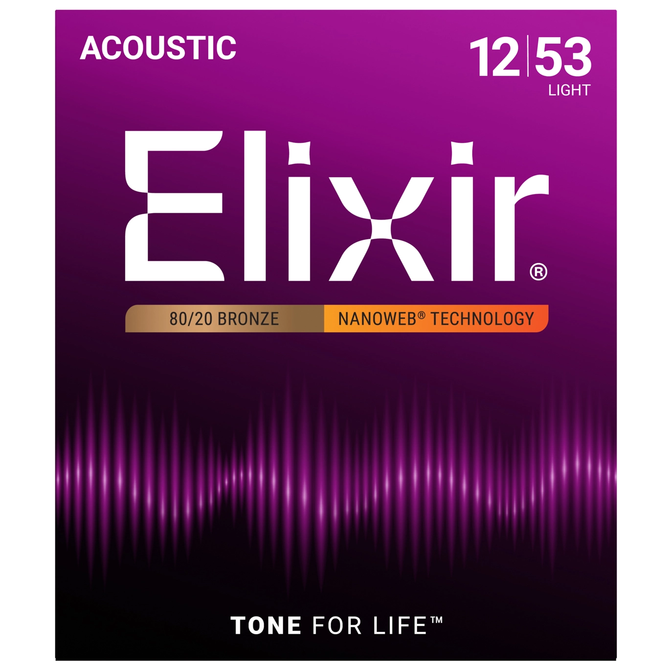Elixir 11052 Bronze Nanoweb Light | 012-053 2