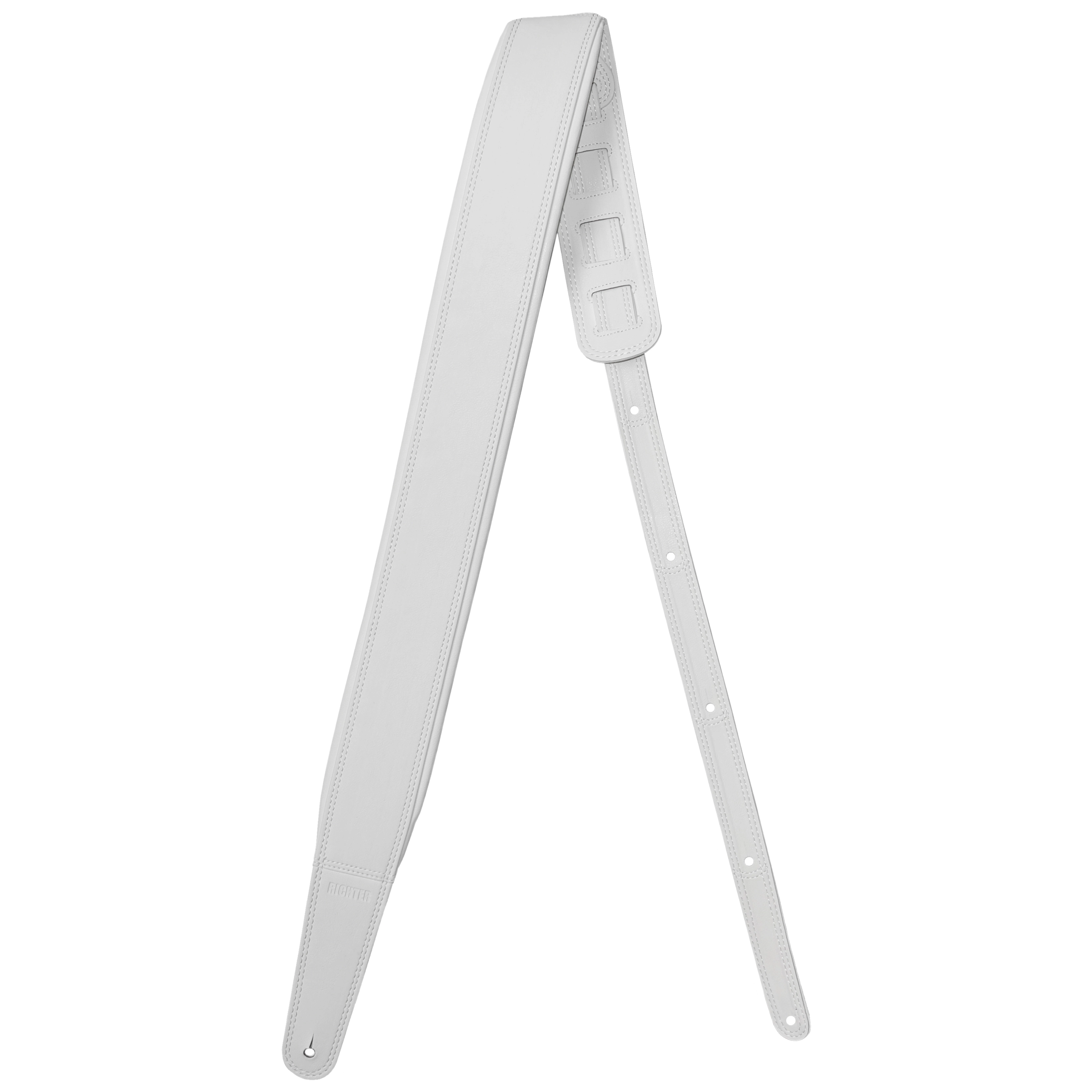 Richter Springbreak I Leatherette Gitarrengurt White 1