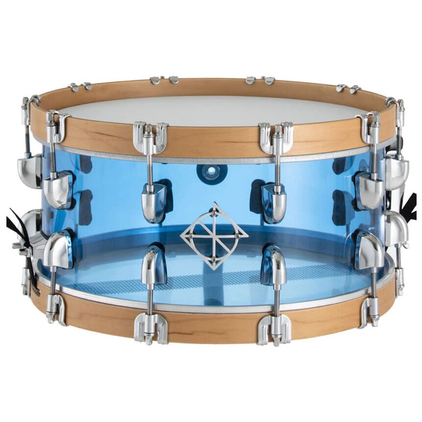 Dixon Cornerstone PDSCST654ACB Seamless See-Through Blue 14" x 6,5" Acrylic Snare Drum