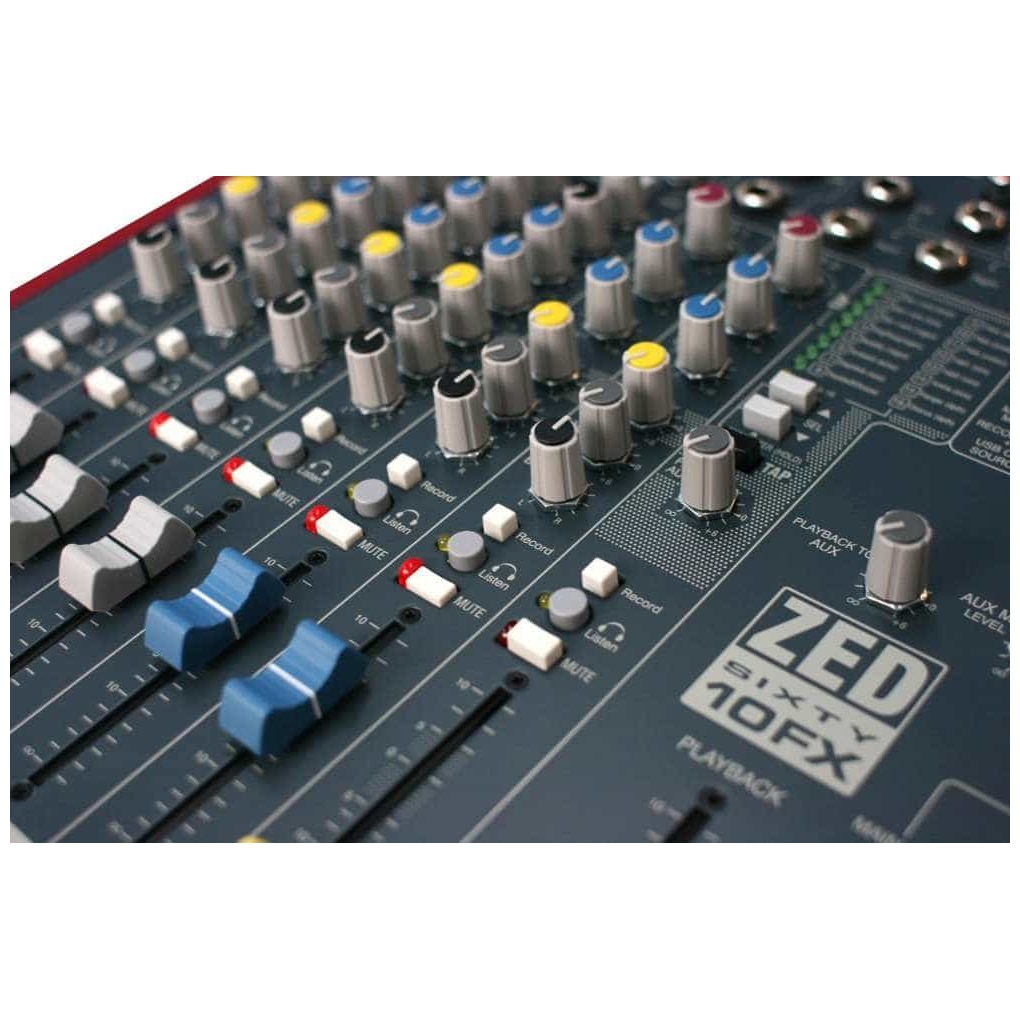 Allen Heath - Allen Heath ZED60-10FX Multipurpose Mixer - 8