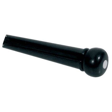  2086 12x Bridge Pins (black/white dot)