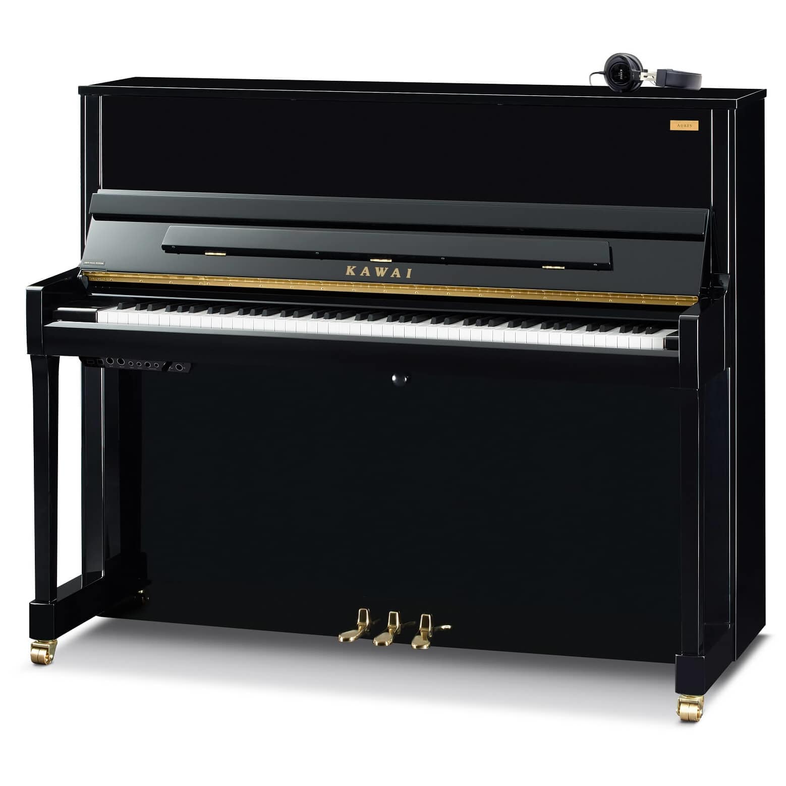Kawai - Kawai K-300 AURES 2 E P Schwarz Hochglanz