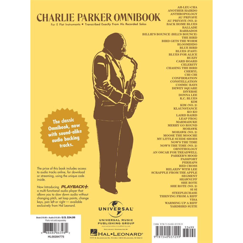 Hal Leonard Charlie Parker Omnibook Eb-Edition 2