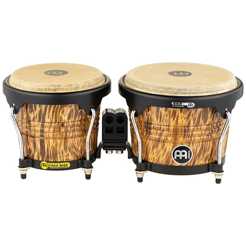 Meinl Percussion - Meinl Percussion FWB190LB - Marathon® Designer Series FWB190 Wood Bongo, Leopard Burl - 4