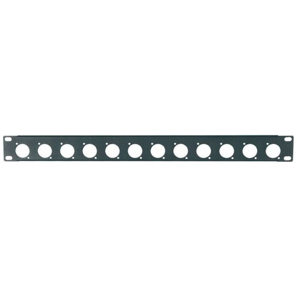  1HE Blende 12 x D-Serie