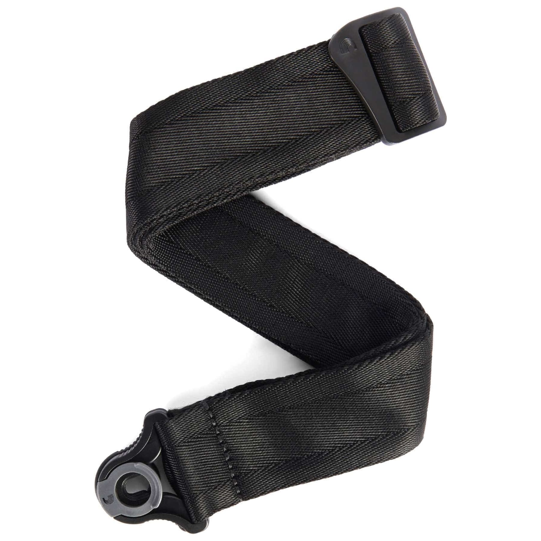 D’Addario - D’Addario Gitarrengurt, Nylongewebe, Auto Lock, Black - 1