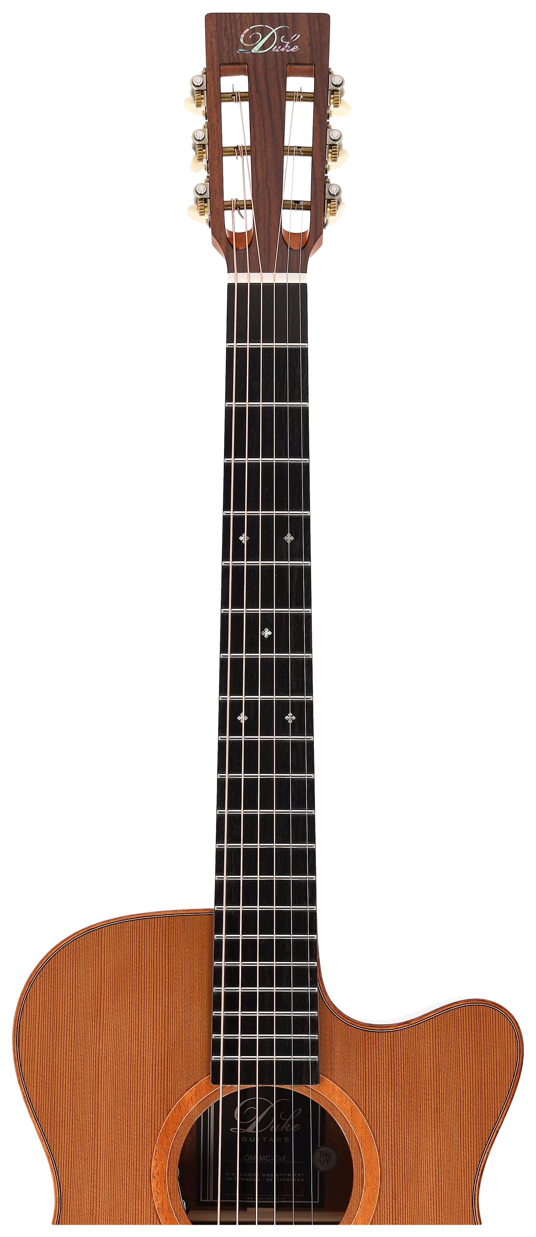 Duke Guitars OM-MC-Cut-Trio VT 9