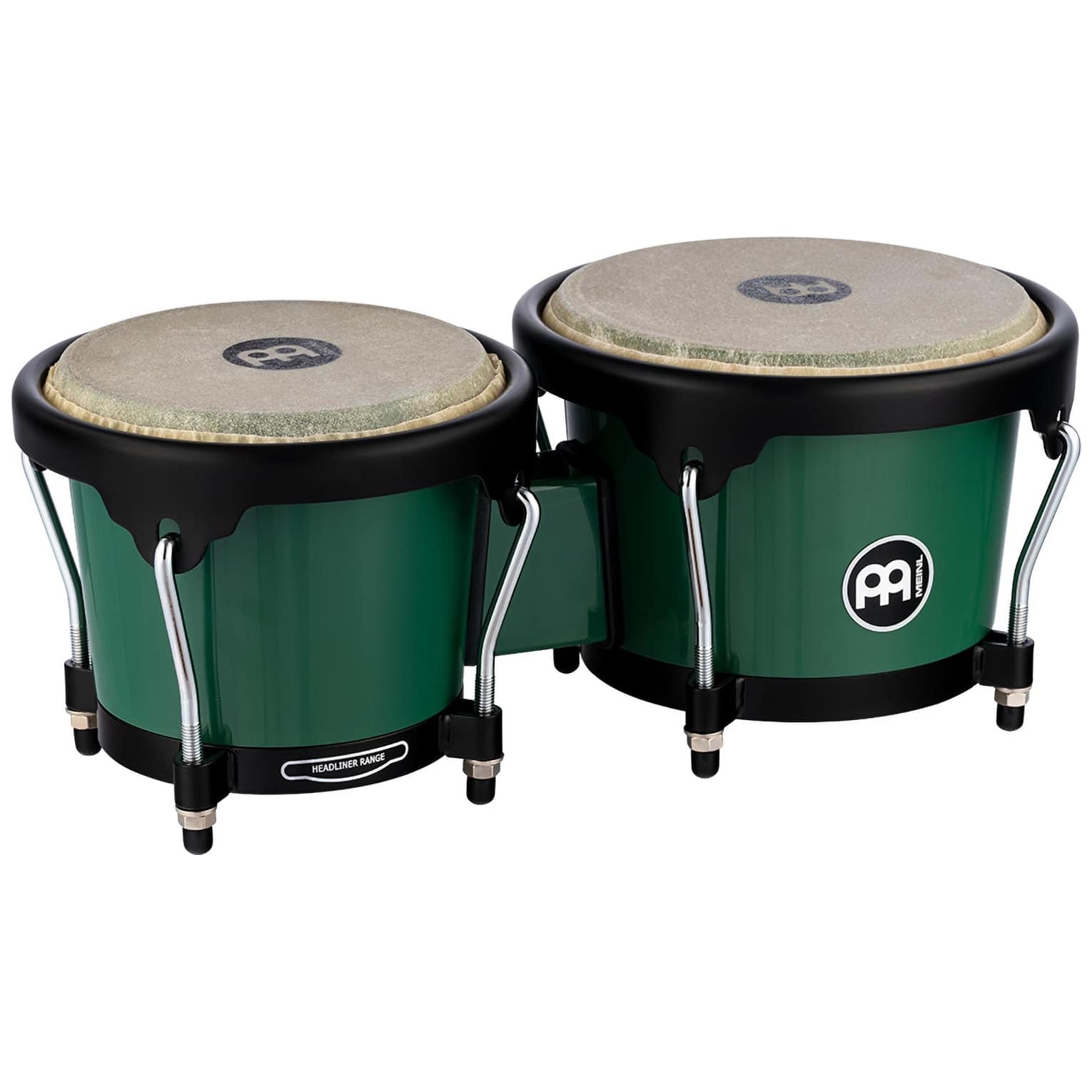 Meinl Percussion - Meinl Percussion HB50FG Journey Series Bongo, Forest Green