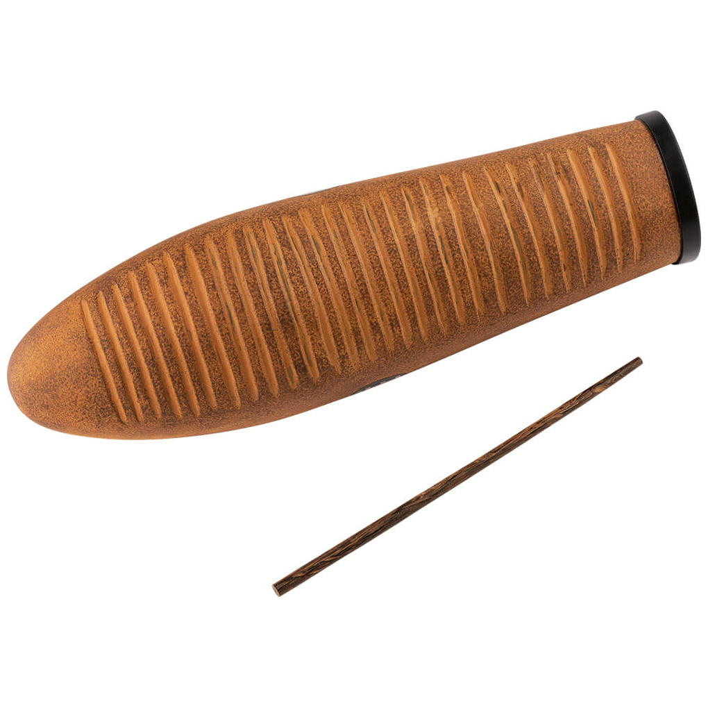 Image of Meinl percussion gu7br  fiberglass güiro, brown 10022827 0