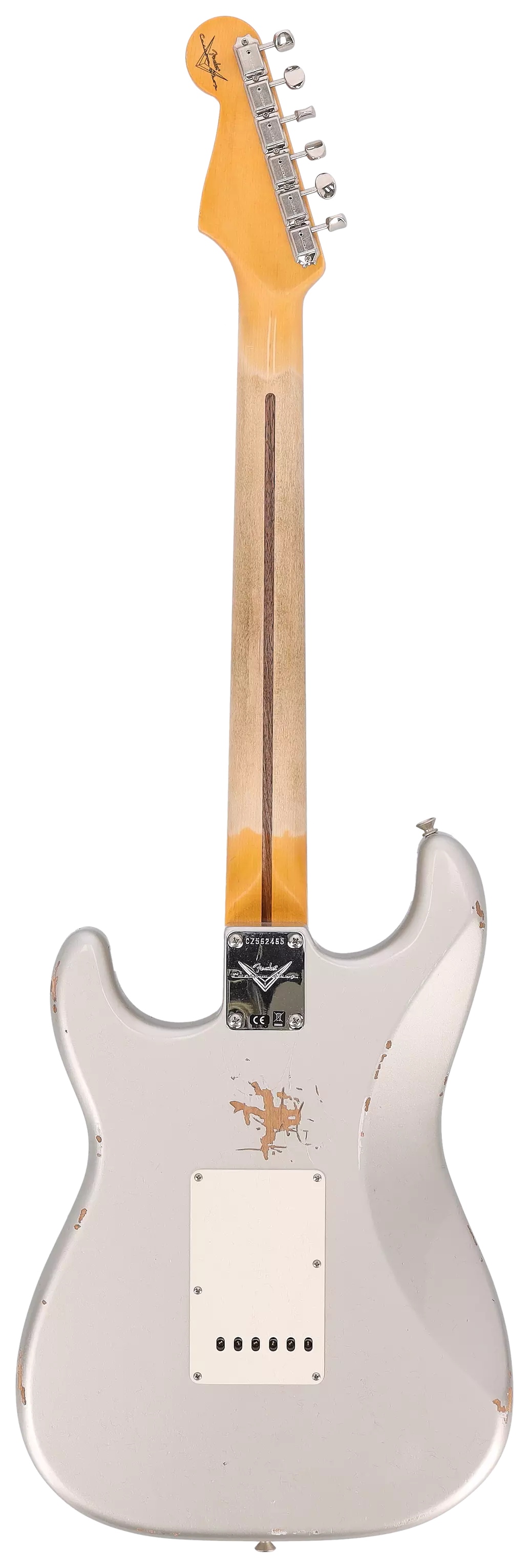 Fender Custom Shop 1963 Stratocaster Relic Aged Inca Silver Metallic #1 6